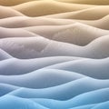 Abstract image featuring a series of overlapping, undulating Royalty Free Stock Photo