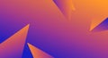 Abstract image featuring sharp, triangular shapes overlapping in a gradient pattern. Royalty Free Stock Photo