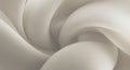 Abstract image featuring smooth, flowing forms creating a complex, intertwined Royalty Free Stock Photo