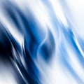 Abstract image featuring smooth, flowing lines in various shades of blue Royalty Free Stock Photo