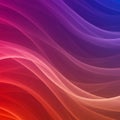 Abstract image featuring smooth, flowing waves of color transitioning from red and Royalty Free Stock Photo