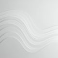 Abstract image featuring smooth, undulating white lines creating a wave-like pattern Royalty Free Stock Photo