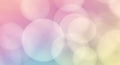 Abstract image featuring a soft bokeh effect with large overlapping circles. The Royalty Free Stock Photo