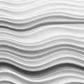 Abstract image featuring undulating white waves creating a rhythmic pattern. The Royalty Free Stock Photo