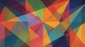 abstract colorful geometric painting Royalty Free Stock Photo
