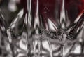 Abstract image: festive background, a glass of champagne Royalty Free Stock Photo