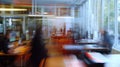 Blurred Office Scene Royalty Free Stock Photo