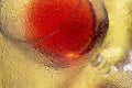 Abstract image of a glass with red wine Royalty Free Stock Photo