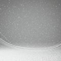 Abstract image with a gray gradient background and numerous small white dots Royalty Free Stock Photo