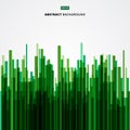Abstract image green straight lines of nature, forest, bamboo