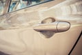 Abstract image of old car door handle. Royalty Free Stock Photo