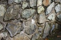 Rough Stone Retaining Wall Texture Background Royalty Free Stock Photo