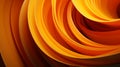 an abstract image of orange and black swirls