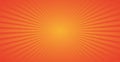 Abstract image, orange rays of the sun on a red background - Vector Royalty Free Stock Photo