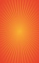 Abstract image, orange rays of the sun on a red background - Vector Royalty Free Stock Photo