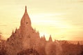 Abstract image of pagoda in Bagan ancient city