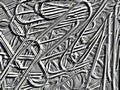 Abstract image, paper clip