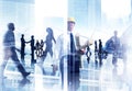 Abstract Image of Professional Busy People