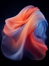 an abstract image of a red blue and orange fabric Royalty Free Stock Photo