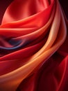 an abstract image of red orange and yellow fabric Royalty Free Stock Photo
