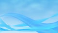 Abstract Blurry Curves in Blue Background Royalty Free Stock Photo