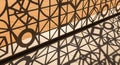 Geometric Shadow Play on a Surface Royalty Free Stock Photo