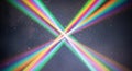 Prismatic Light Refraction Abstract Cross Pattern Royalty Free Stock Photo