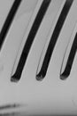 Abstract image of a silver fork with a shadow Royalty Free Stock Photo