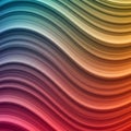AI Generated An abstract geometric design features a spectrum of colors arranged in a triangular, Royalty Free Stock Photo