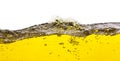 An abstract image of spilled oil Royalty Free Stock Photo