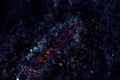 Abstract image stylized as astronomical objects and starry sky
