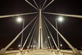Abstract image -Suspension Bridge night lights