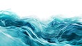 Abstract image of swirling blue waves resembling a turbulent sea or ocean