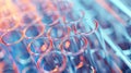 An abstract image of test tubes arranged in a geometric Royalty Free Stock Photo