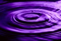 Abstract image of water ripples on nice purple ultraviolet color Royalty Free Stock Photo