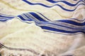 Abstract image of white Prayer Shawl - Tallit, jewish religious symbol. Double exposure concept Royalty Free Stock Photo