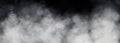 White smoke or fog in black background. Royalty Free Stock Photo