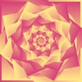 Abstract image , yellow red pattern rose.