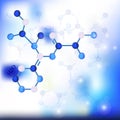 Trendy chemistry background