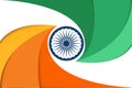 Abstract India Flag background vector