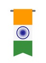Abstract India Flag Sign. Vector Illustration. EPS10