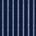 Abstract indigo shibori seamless vector pattern with ikat print