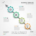 Abstract infographics number options template, Vector illustration, web design, presentation, diagram, Process chart, flyer Royalty Free Stock Photo