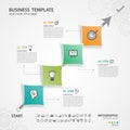Abstract infographics number options template, Vector illustration, web graphic, presentation, diagram, chart Royalty Free Stock Photo