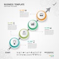 Abstract infographics number options template, Vector illustration, web graphic, presentation, diagram, Process chart, flyer Royalty Free Stock Photo