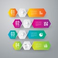 Abstract infographics template design. Royalty Free Stock Photo