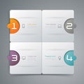 Abstract infographics template design