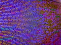 Abstract information digital technology modern background. Programming code screen of software developer. Modern application Royalty Free Stock Photo