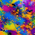 647 Abstract Ink Blotches: An artistic and expressive background featuring abstract ink blotches in bold and vivid colors that c Royalty Free Stock Photo