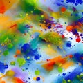 647 Abstract Ink Blotches: An artistic and expressive background featuring abstract ink blotches in bold and vivid colors that c Royalty Free Stock Photo